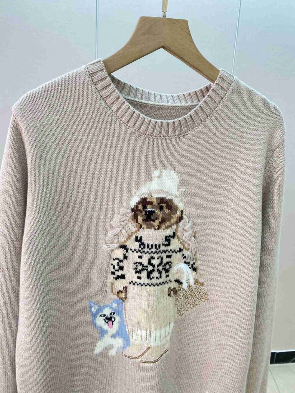 Polo Ralph Lauren Ski Bear & Puppy Crewneck Sweater - Picture 7 of 9